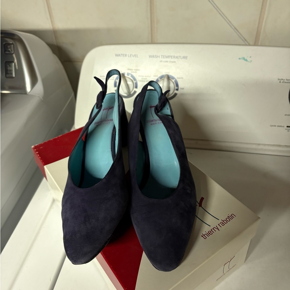 Thierry Rabotin Elegant Dark Blue Heels